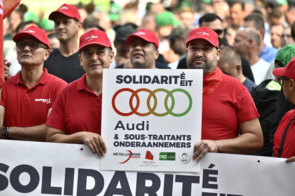 Audi Brussels: Tensions high as management set to meet with staff today