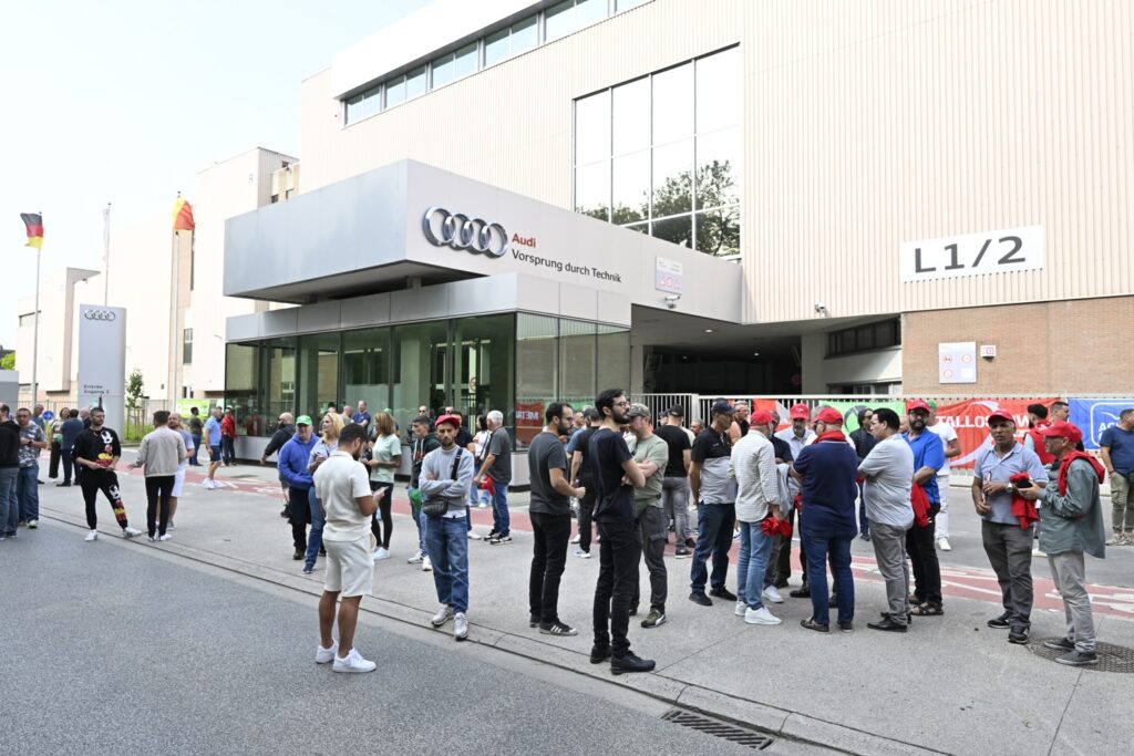 Audi Brussels remains at a standstill as workers take vehicle keys