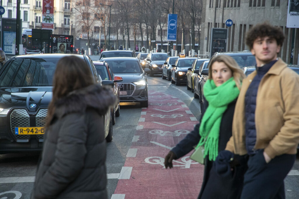 More men drive to work in Brussels than women