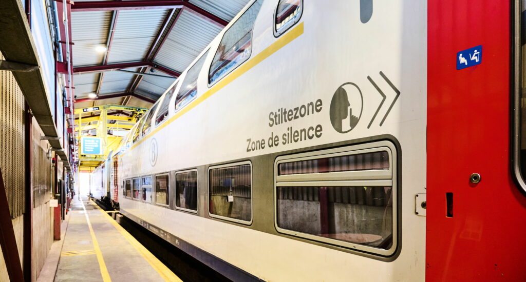 Peaceful journey: Quiet zones rolled out on many Belgian trains