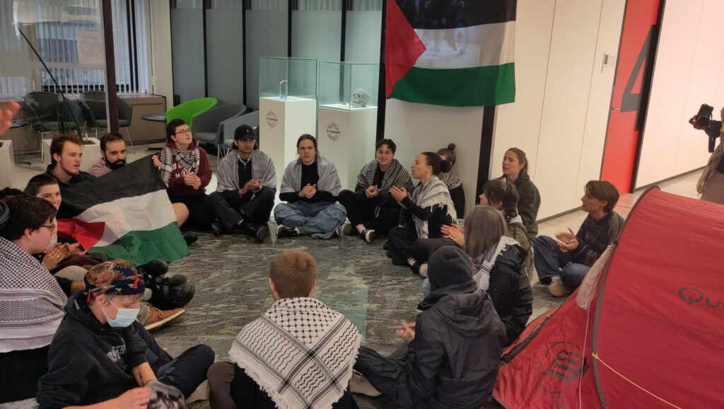 Pro-Palestine students occupying KU Leuven building ordered to leave