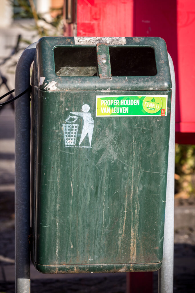 Leuven introduces new bins to tackle waste issues