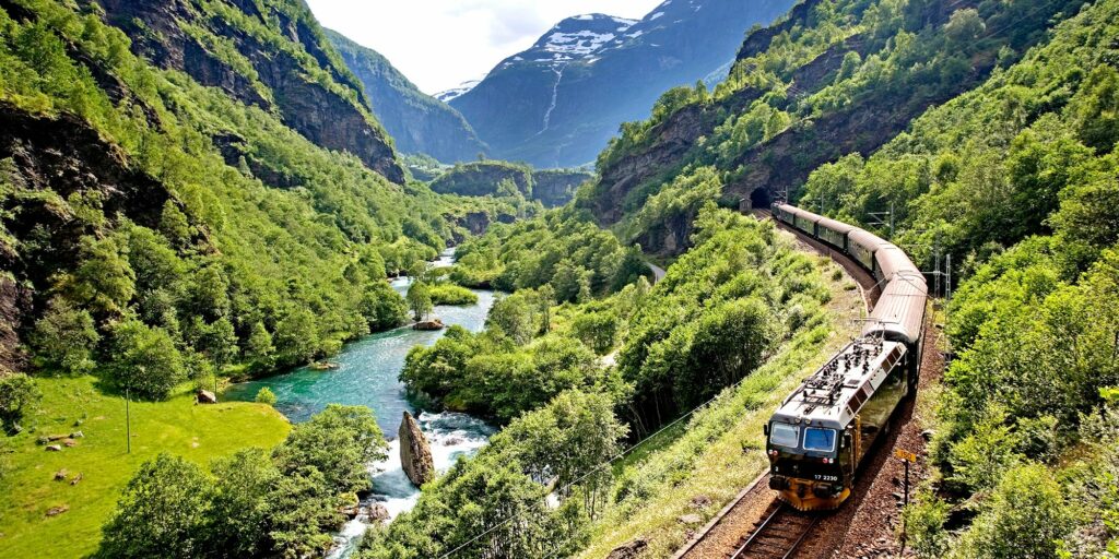 Falling rock derails train in Norway, killing one person and injuring four