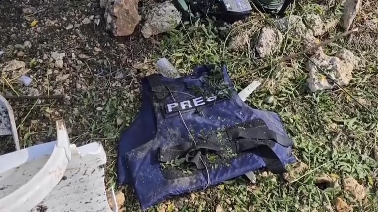 Three Lebanese journalists killed in Israeli air strike