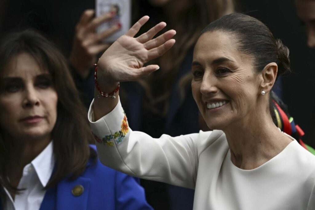 Claudia Sheinbaum sworn in as Mexico's first female president