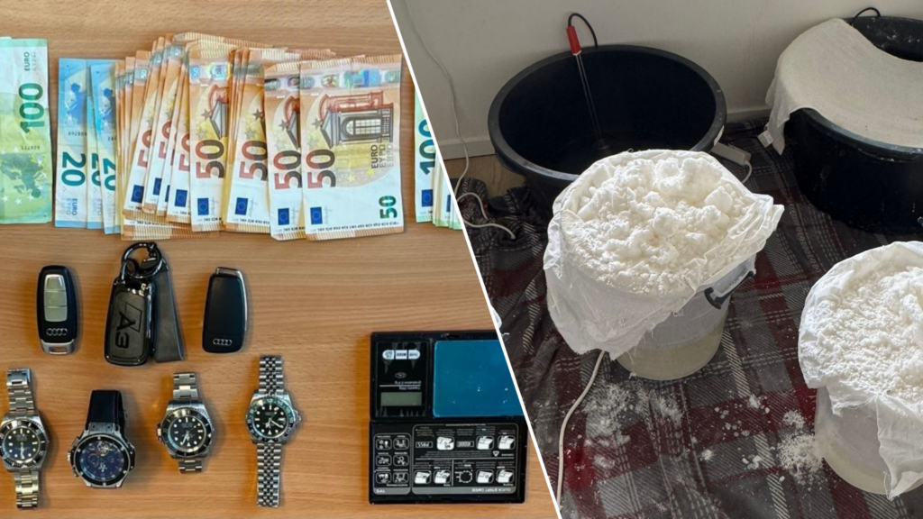 Drug lab dismantled, €1.8 million in cocaine seized and several arrested in police checks