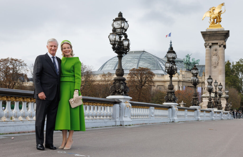 King and Queen of Belgium leave Paris for Chantilly and Lille
