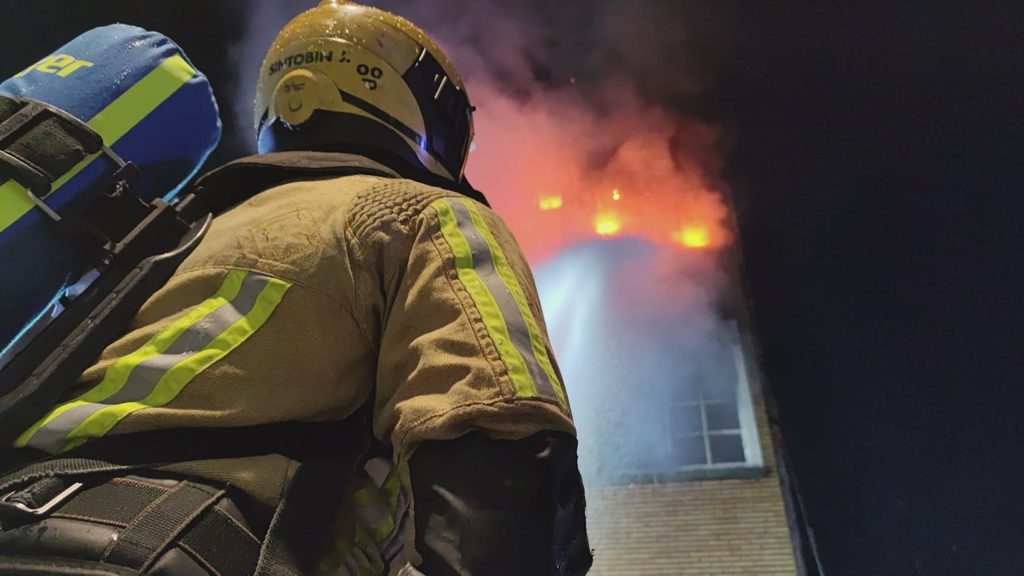 Fire in Etterbeek: One woman hospitalised with severe burns