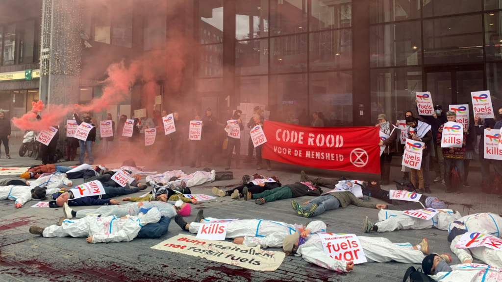 Climate activists protest against TotalEnergies' role in 'human rights violations'