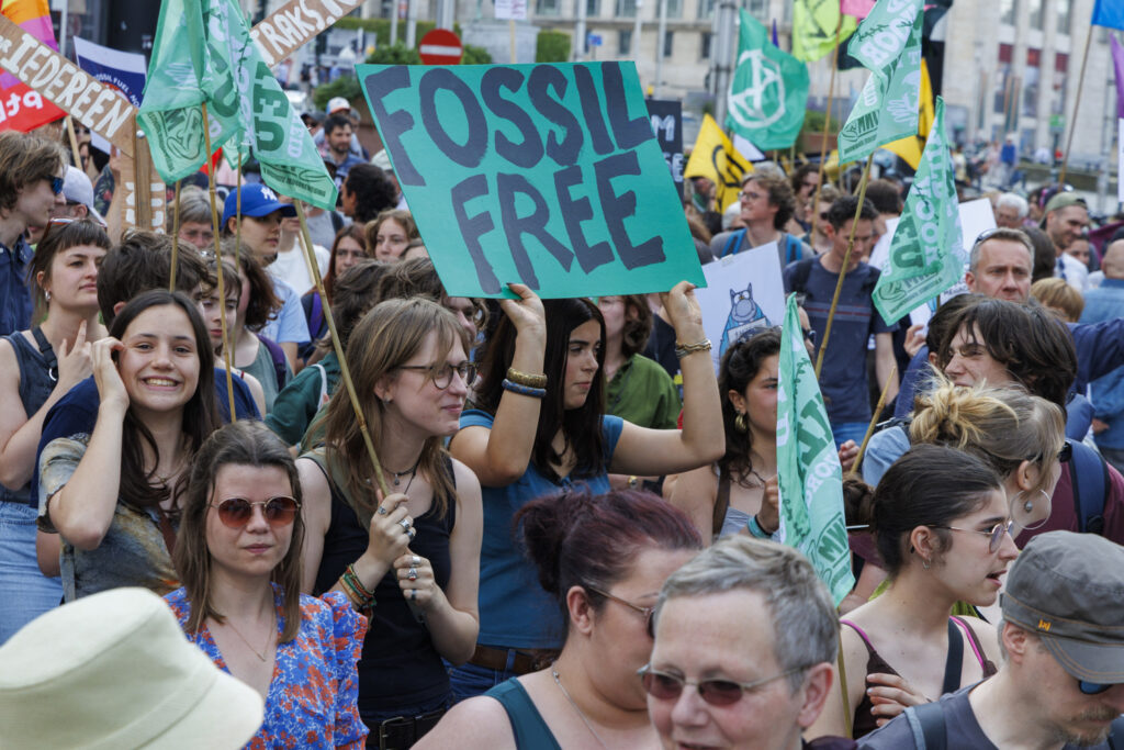 Climate protestors will march through Brussels this Sunday