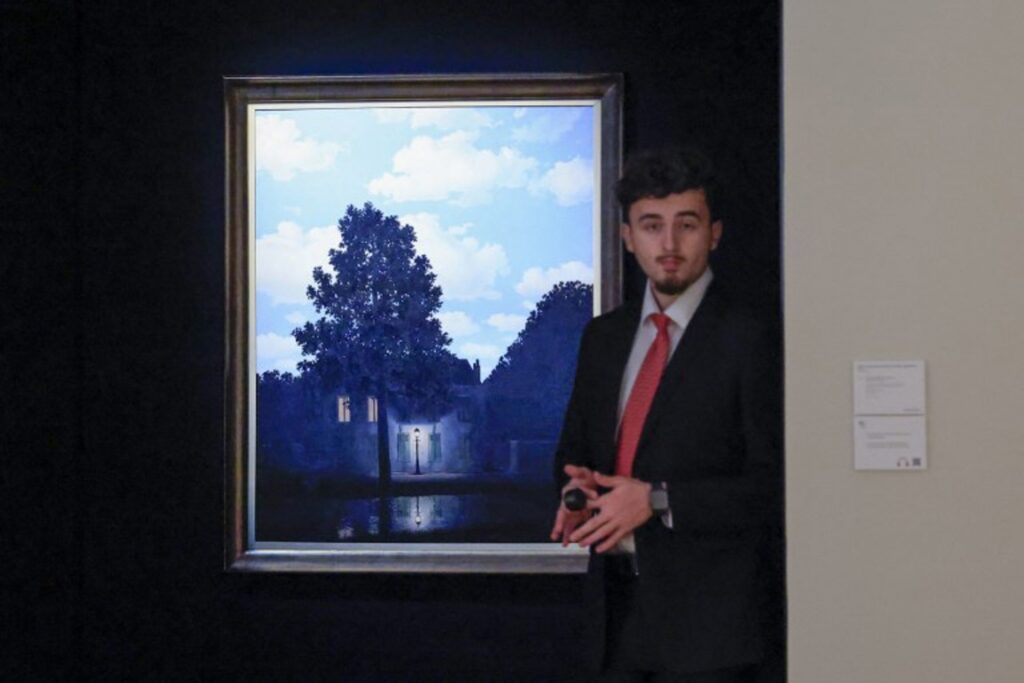 Magritte painting fetches record $121 million at auction