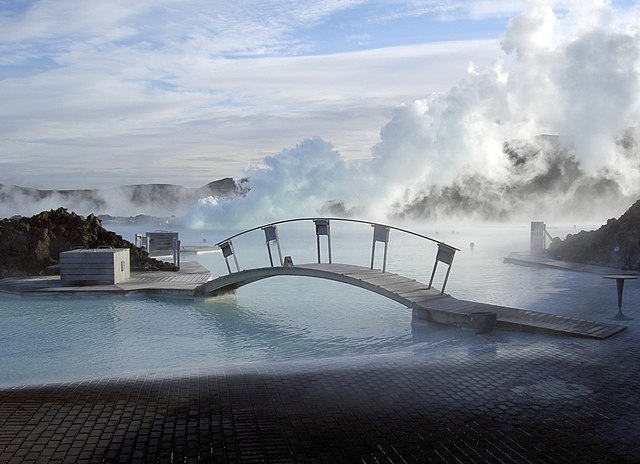 Lava engulfs car park at Iceland's Blue Lagoon spa