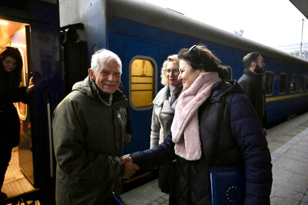 EU's Josep Borrell in Kyiv to reassure Ukraine after Trump's election