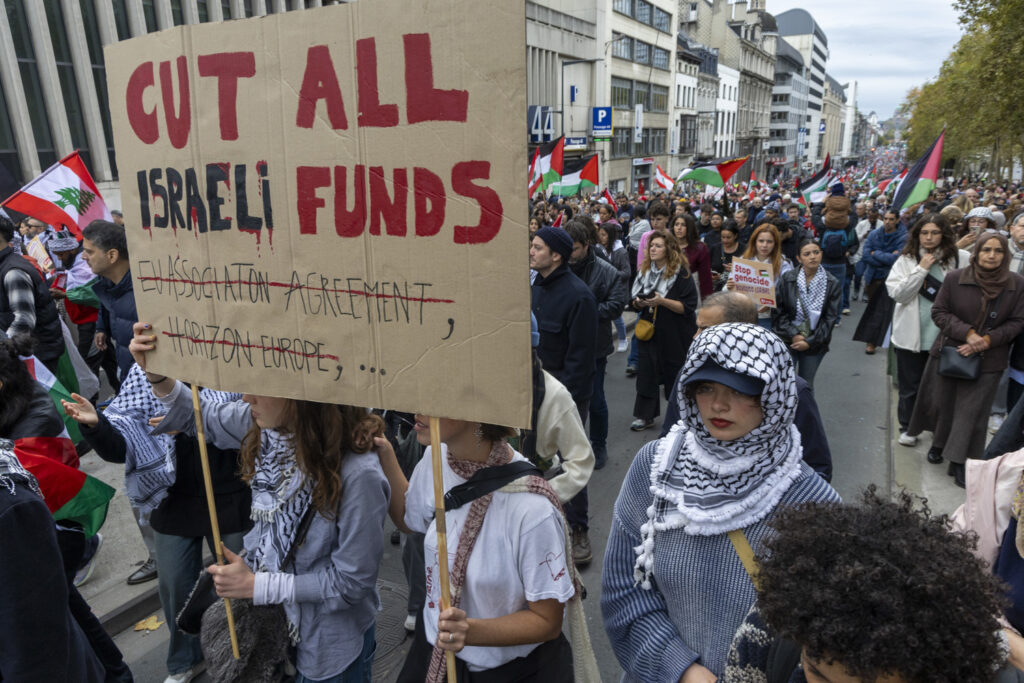 Half of people in Belgium in favour of tougher policy towards Israel