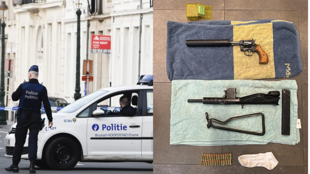 Heavy firearms discovered in Brussels taxi