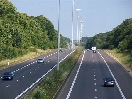 National Highway 684 closed in Amay, Liège Province