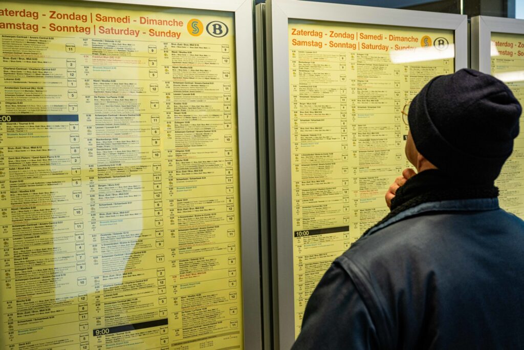 Nearly half of Belgians never take the train