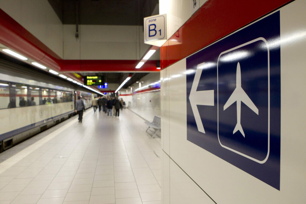 Fewer trains to Brussels Airport due to railway work at Zaventem