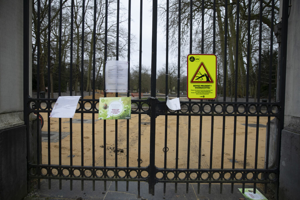 Brussels parks to close on Saturday due to strong winds