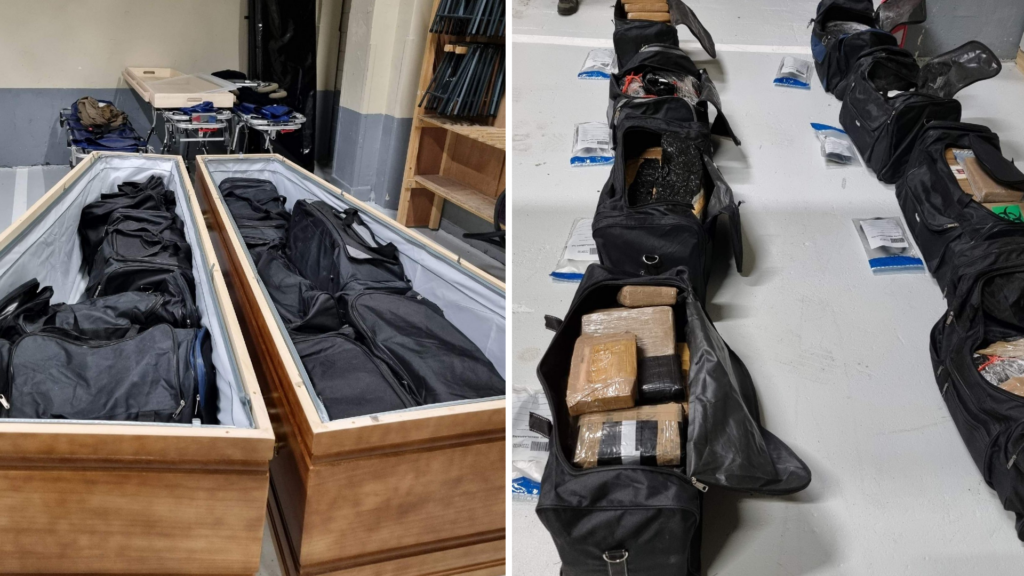 French man with cocaine in coffins arrested by Dutch police