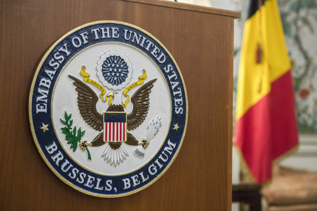 Powder found in letter addressed to the US Embassy in Belgium