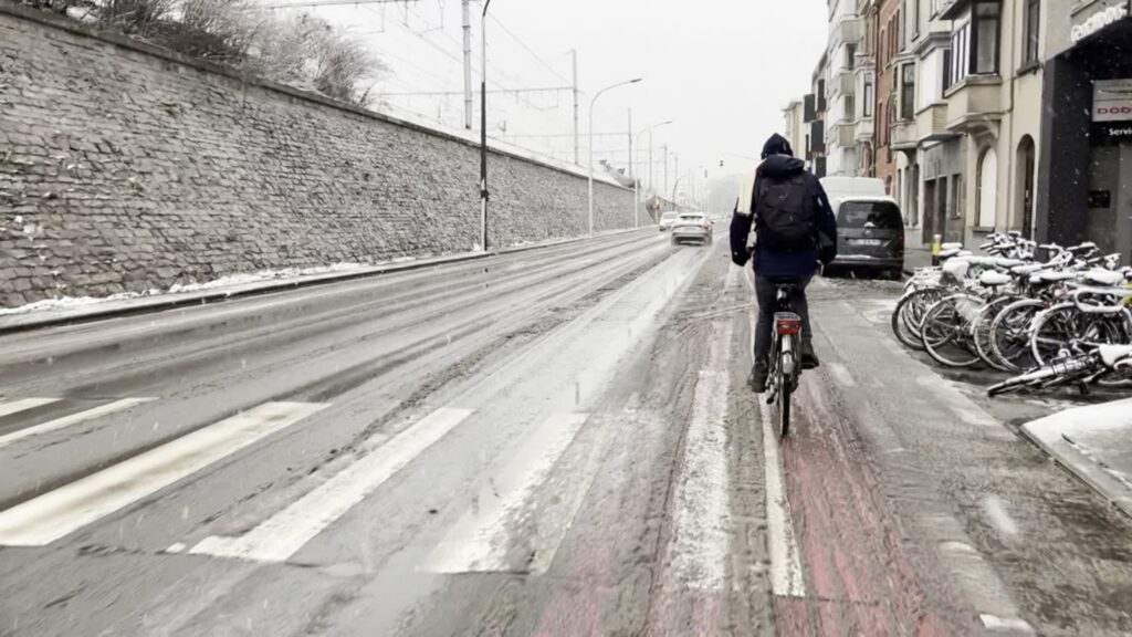 Snow, storms and flooding in Belgium on Sunday