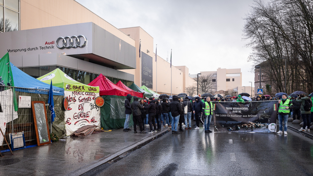 Audi Brussels: Workers demonstrate to demand 'real' negotiations