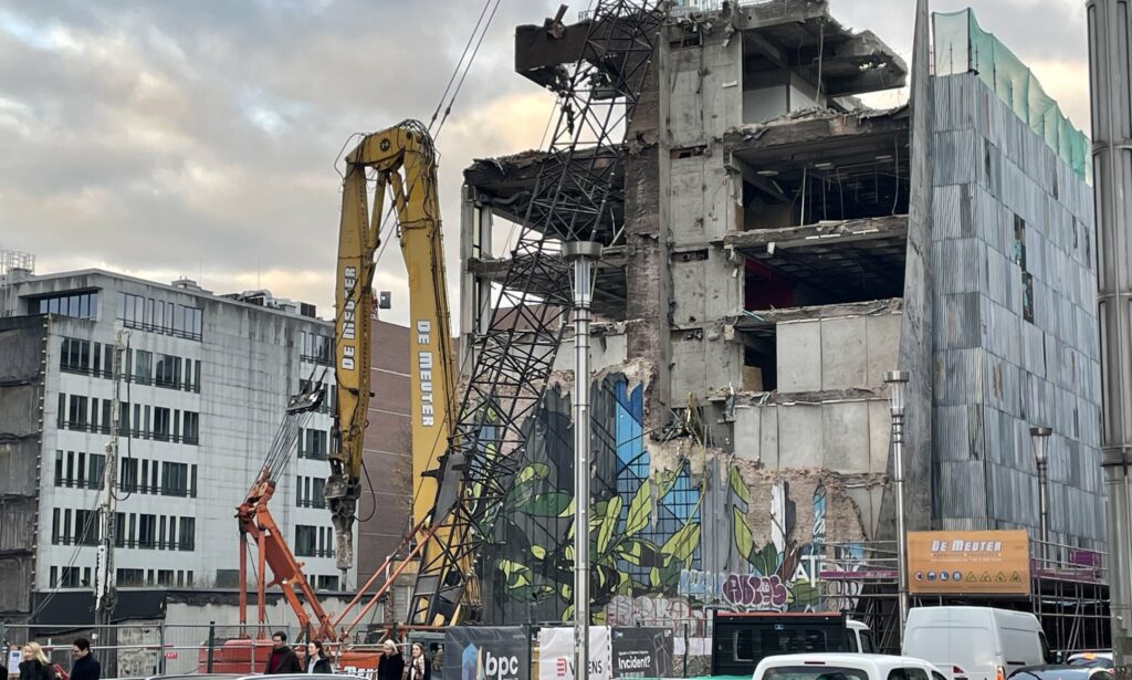 The future is not Europe? Building with famous Brussels mural demolished