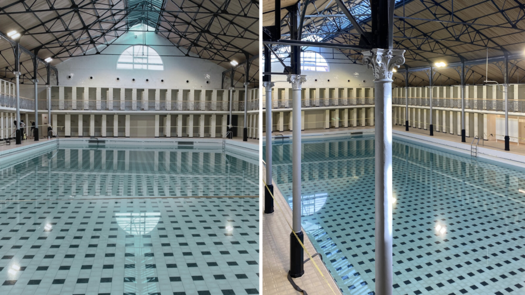 Renewed Ixelles swimming pool welcomes first swimmers today