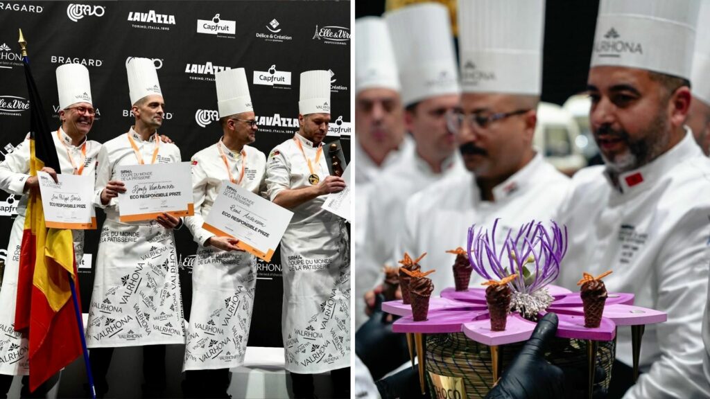 World Pastry Cup: Belgium awarded fifth place and eco-responsibility prize