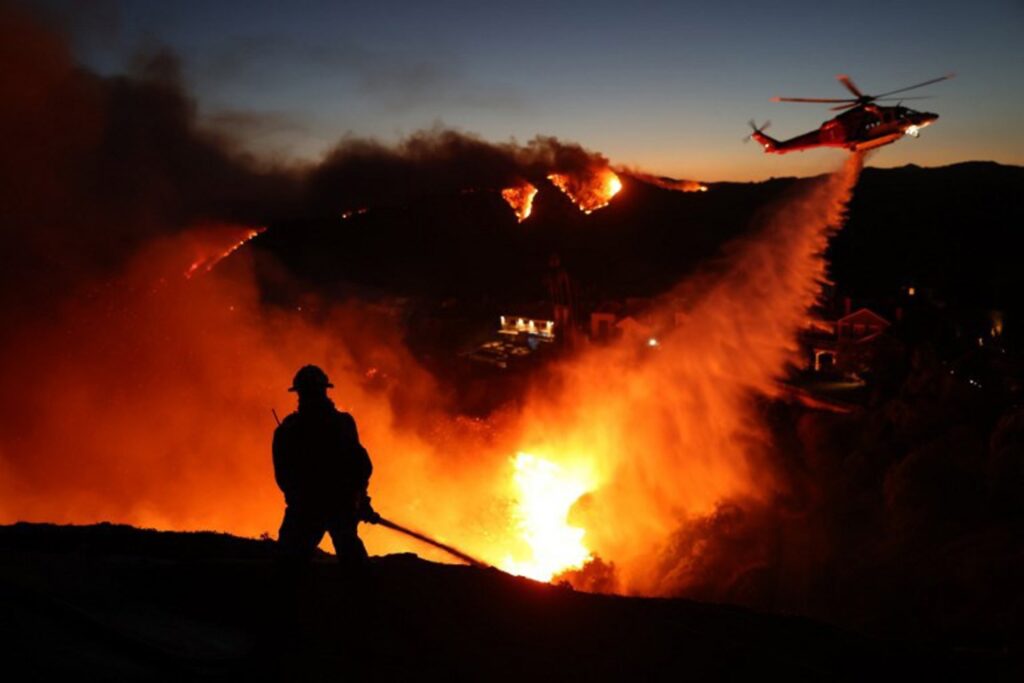 Wildfires and winter storms: United States battered by extreme weather