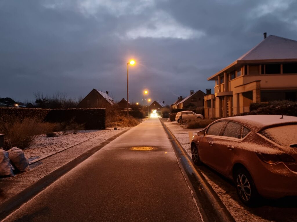 Code yellow warning for icy roads in all of Belgium until Friday