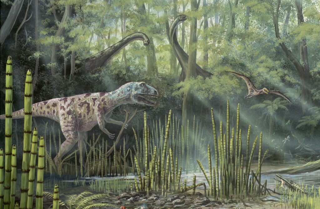 Large site with dinosaur footprints discovered in Britain