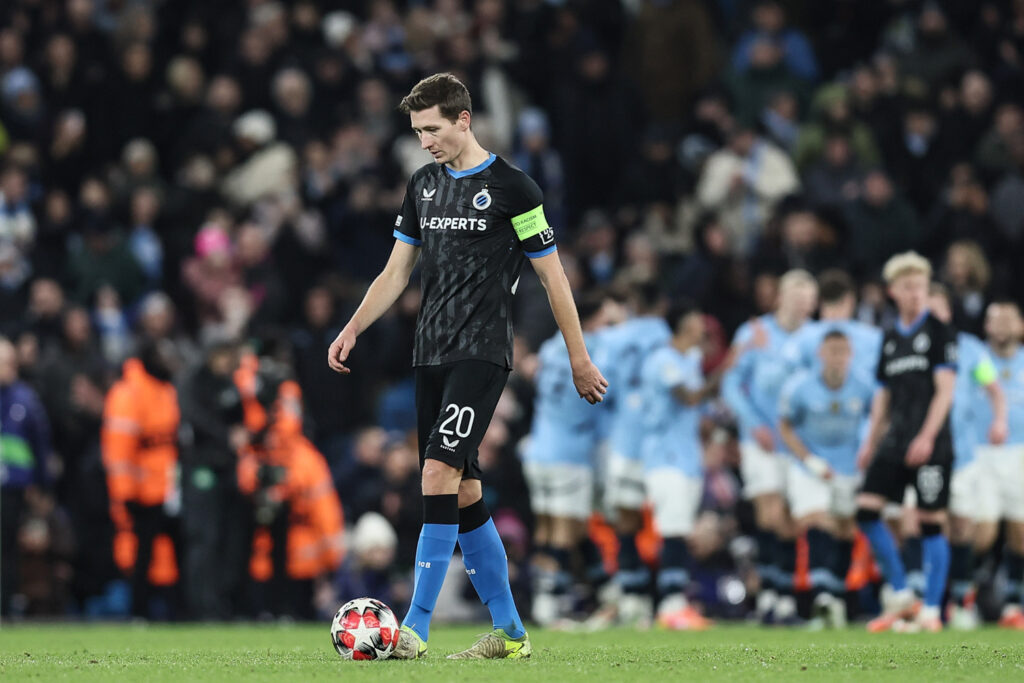 Club Brugge qualify despite defeat at Manchester City