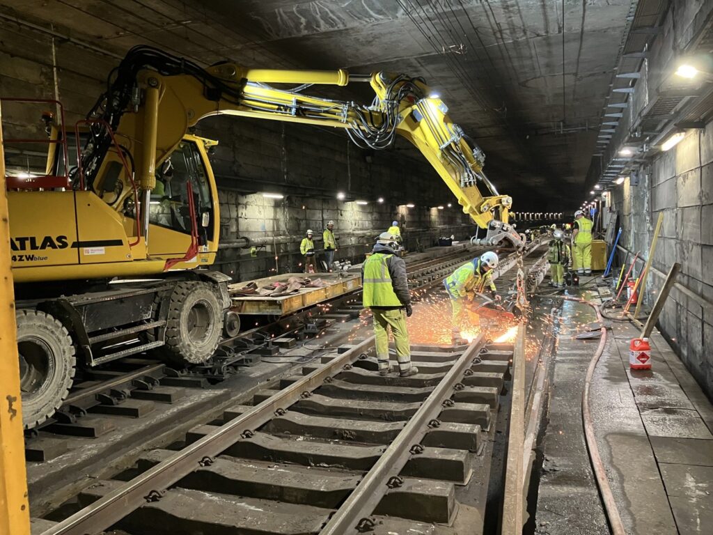 Works on railway line under Brussels Airport to disrupt train traffic