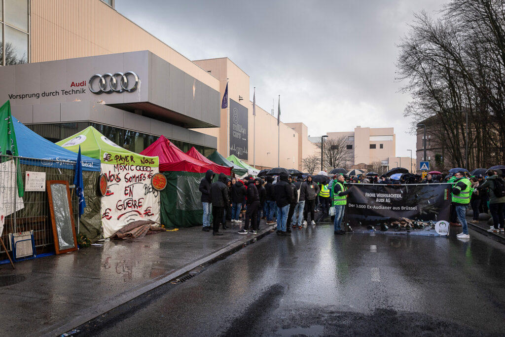 Audi Brussels announces legal action against 'aggressive' protestors