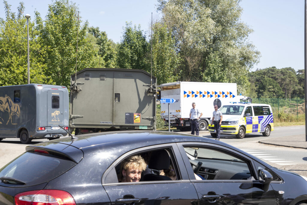 Illegal rave: Revellers depart NATO military base