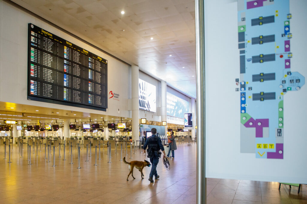Long queues at Brussels Airport due to European disruption