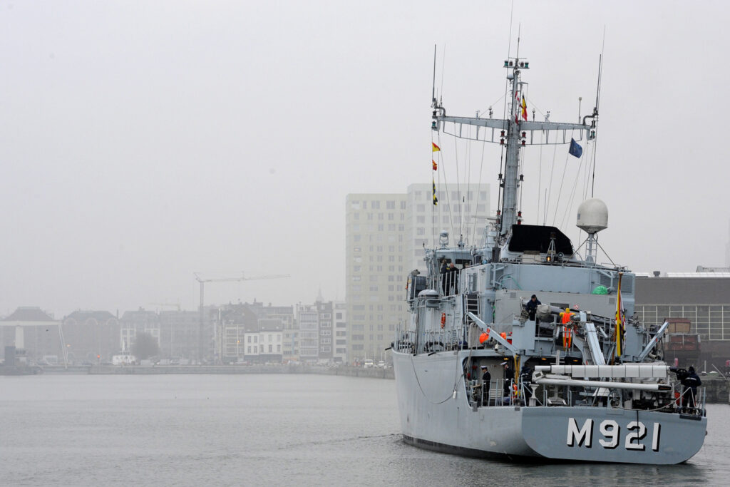 Belgian minehunter departs for Baltic Sea in NATO mission