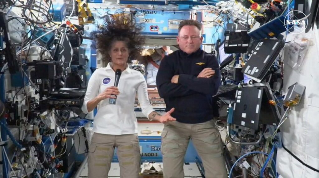 US astronauts back on Earth after spending 286 days in space