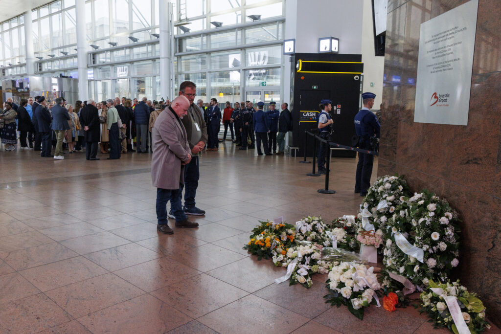 Brussels Airport Zaventem observes a minute of silence