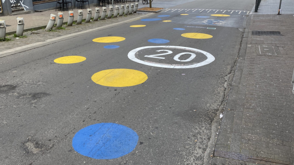 Belgian solution? Saint-Gilles tackles road safety with colourful twist