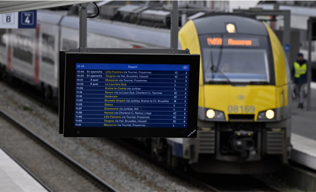Rail traffic halted between Brussels-Schuman and Ottignies from Friday