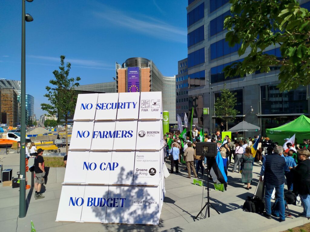 'Like a house of cards': Farmers to protest EU policy in Brussels European Quarter