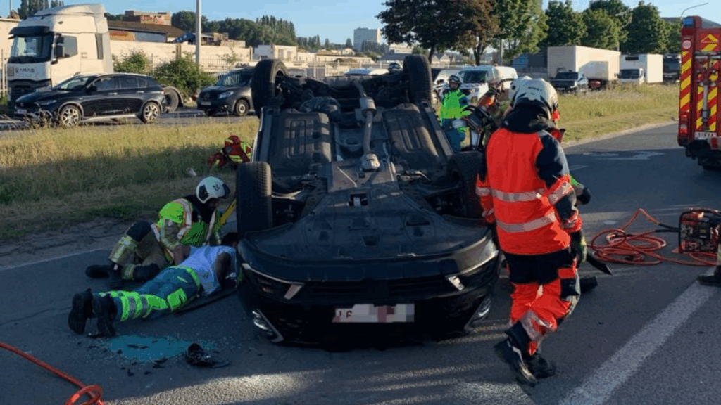 Traffic accident in Brussels – two injured