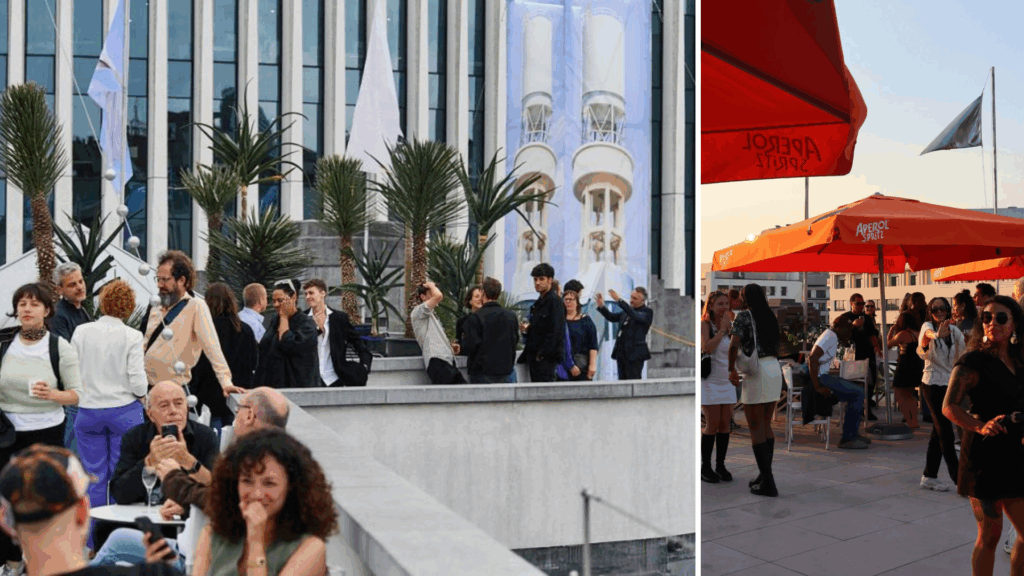 Bozar's rooftop bar invites sun soaking, spritz, and soul