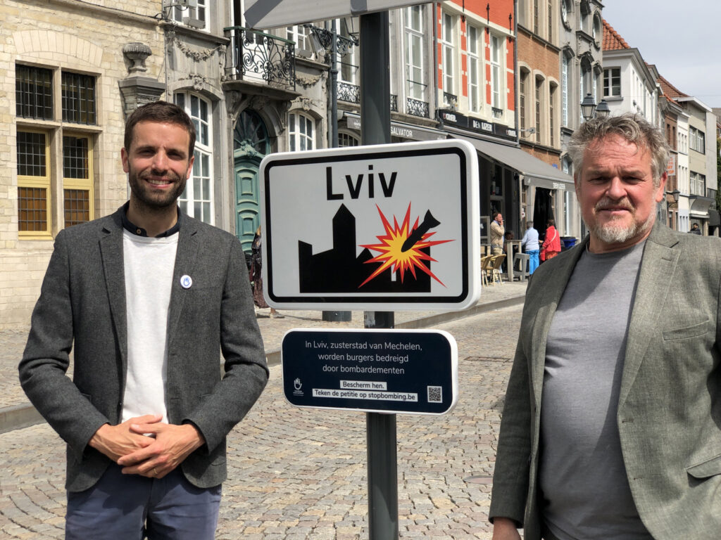 Belgian towns show solidarity with civilians in Ukrainian war zones