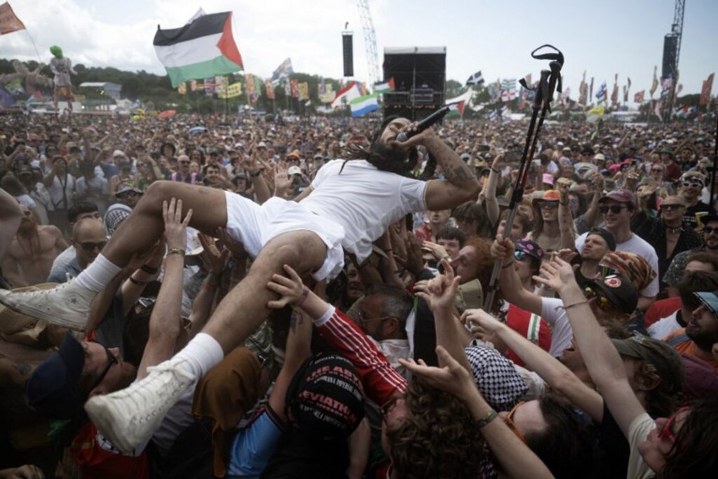 English Glastonbury festival condemns statements of Bob Vylan