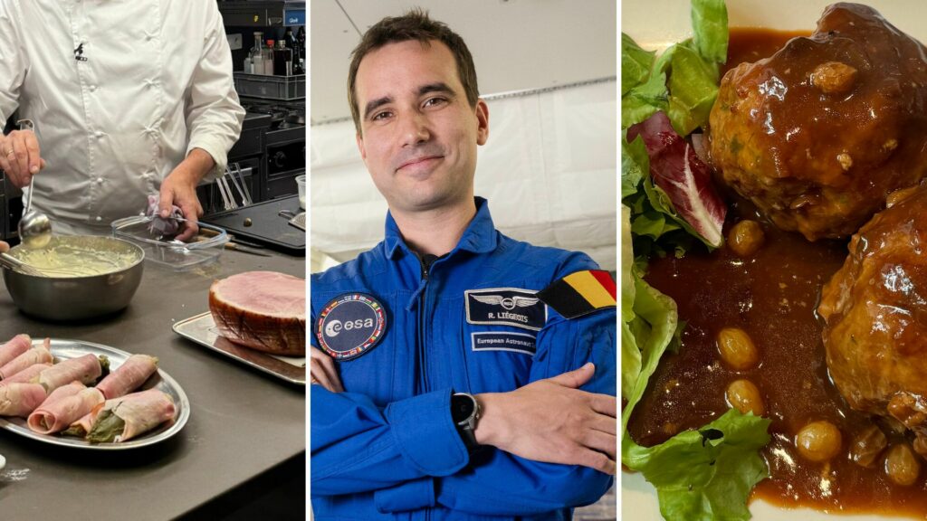 Belgian astronaut takes two of his favourite iconic dishes into space