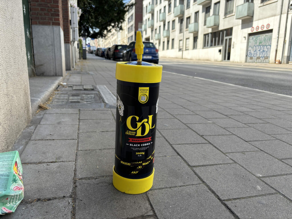 Nothing funny: Laughing gas use explodes in Brussels